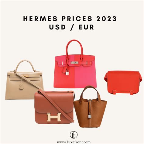 hermes bags starting price|hermes bag price range.